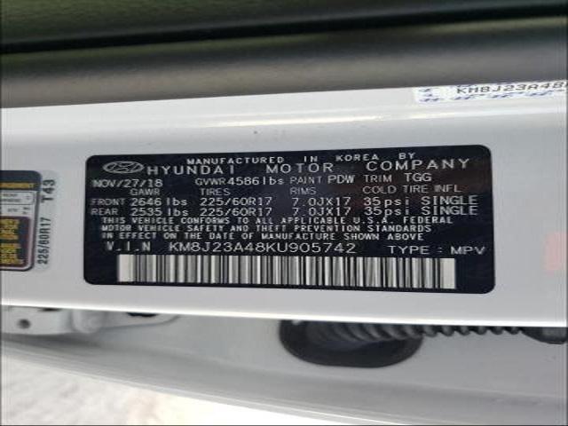 2019 Hyundai Tucson Se VIN: KM8J23A48KU905742 Lot: 30723492