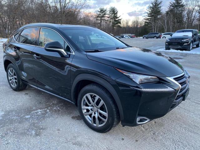 Salvage cars for sale at Billerica, MA auction: 2015 Lexus NX 300H
