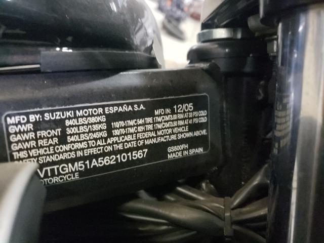 2006 SUZUKI GS500 FK VTTGM51A562101567