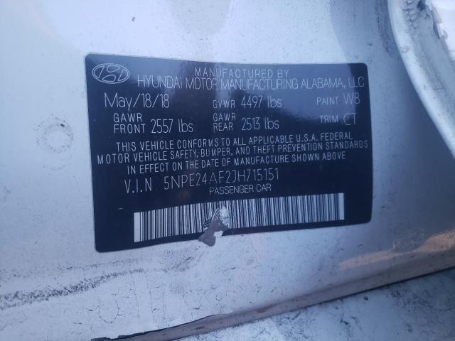2018 HYUNDAI SONATA SE 5NPE24AF2JH715151