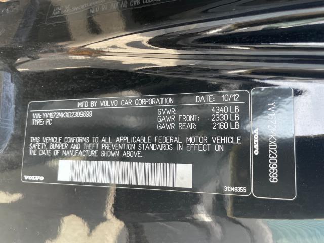 2013 VOLVO C30 T5 YV1672MKXD2309699
