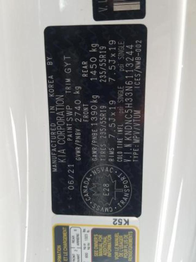 2022 KIA CARNIVAL E KNDNC5H33N6113244