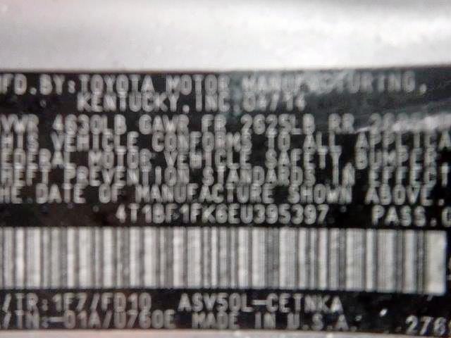 4T1BF1FK6EU395397 Toyota Camry L 2014. Фото: 9