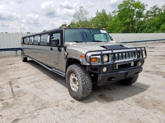 Salvage cars for sale from Copart Ellwood City, PA: 2003 Hummer H2
