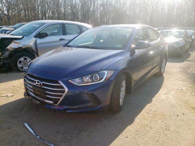 2017 HYUNDAI ELANTRA SE 5NPD74LF2HH105254