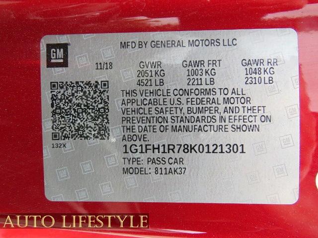 1G1FH1R78K0121301 Chevrolet Camaro Ss 2019. Фото: 9