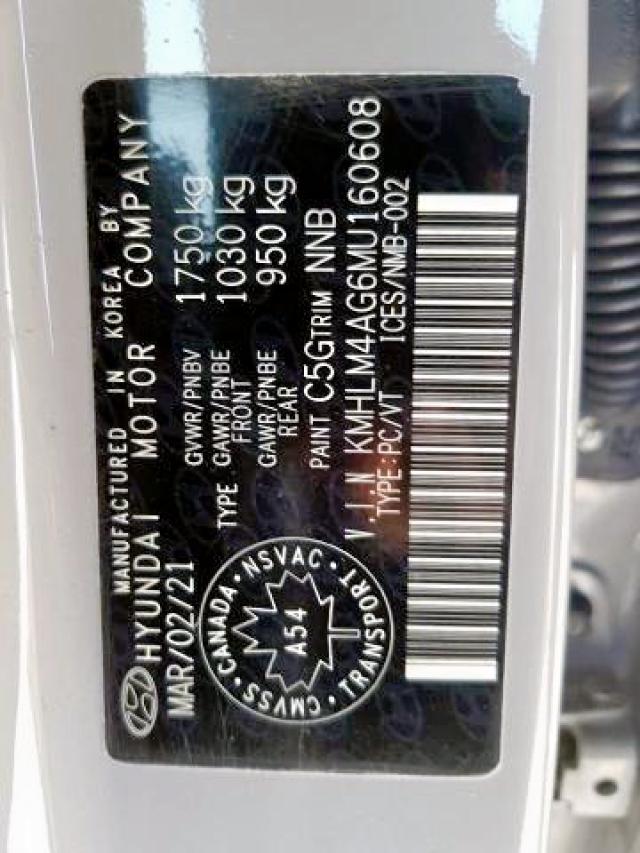 2021 HYUNDAI ELANTRA SE KMHLM4AG6MU160608