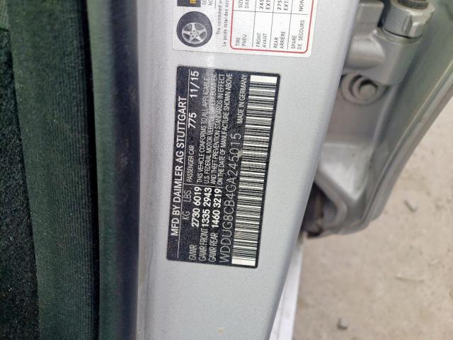 WDDUG8CB4GA245015 Mercedes-Benz S 550 2016. Фото: 9