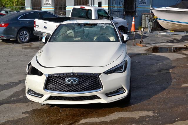 Salvage cars for sale from Copart Opa Locka, FL: 2018 Infiniti Q60 Luxe 3
