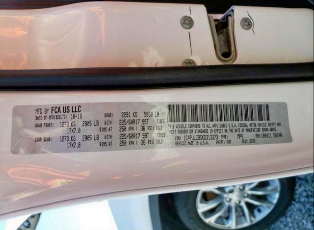 1C4PJLCB5KD313373 Jeep Cherokee L 2019. Фото: 9