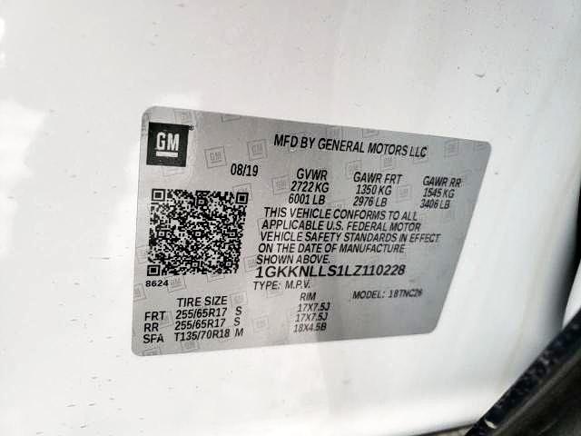 2020 GMC ACADIA AT4 1GKKNLLS1LZ110228