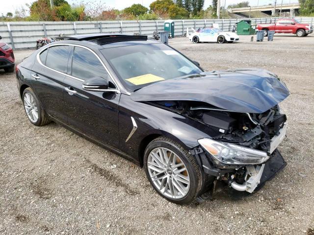 Salvage cars for sale at Miami, FL auction: 2021 Genesis G70 Elite