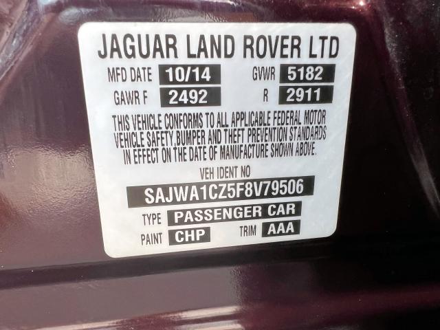 2015 JAGUAR XJ SAJWA1CZ5F8V79506