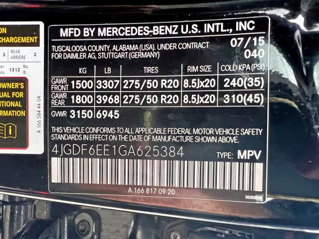 Фото: 4JGDF6EE1GA625384 - 10