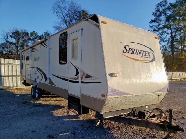 Salvage cars for sale from Copart Greenwell Springs, LA: 2009 Keystone Sprinter