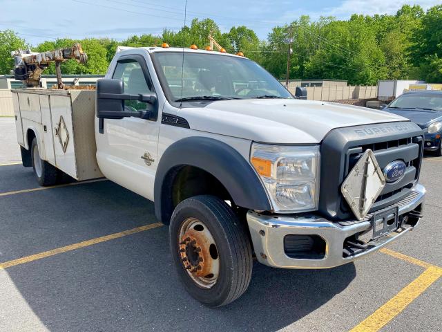 Salvage trucks for sale at Billerica, MA auction: 2012 Ford F450 Super