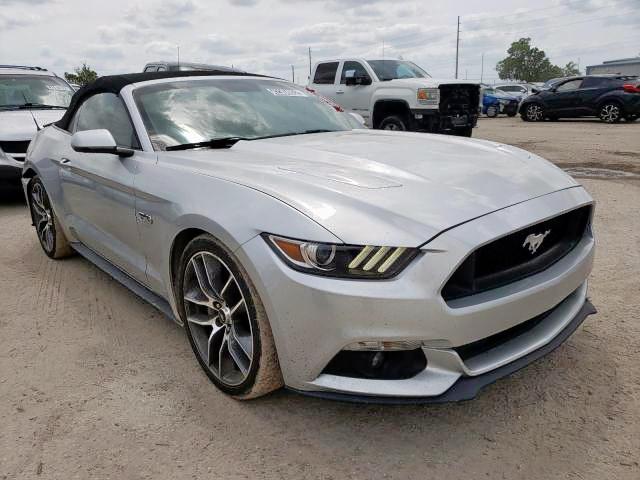 Salvage cars for sale at Riverview, FL auction: 2015 Ford Mustang GT