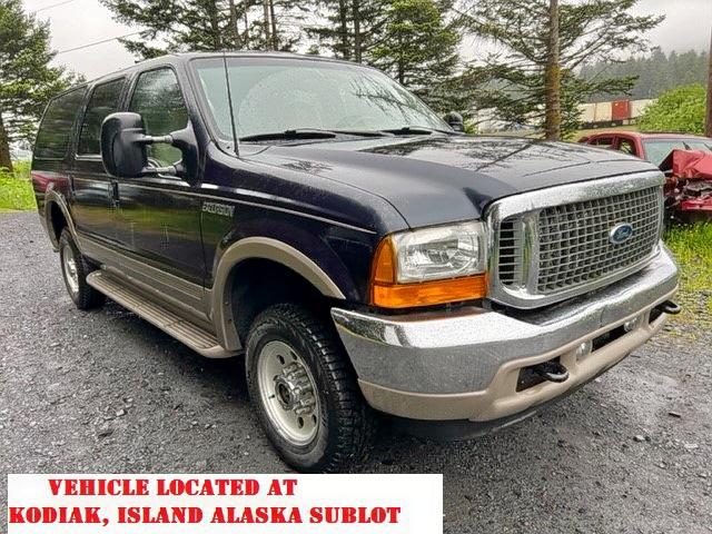 Salvage cars for sale from Copart Anchorage, AK: 2001 Ford Excursion