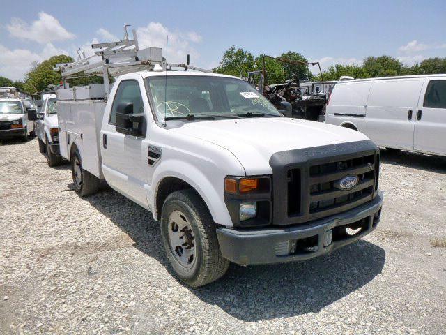 Salvage cars for sale from Copart Corpus Christi, TX: 2008 Ford F350 SRW S