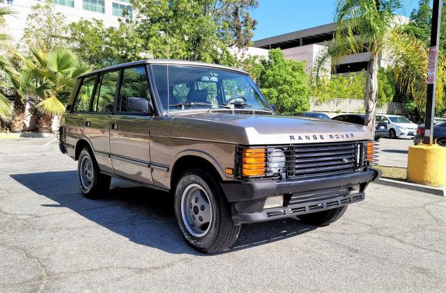 Salvage cars for sale from Copart Adelanto, CA: 1988 Land Rover Range Rover