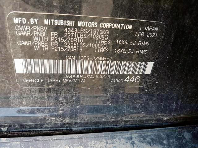 2021 MITSUBISHI RVR ES JA4AJUAUXMU603878