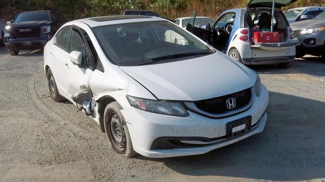 Salvage cars for sale from Copart Rocky View County, AB: 2015 Honda Civic LX