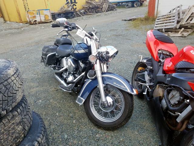 Salvage cars for sale from Copart Montreal Est, QC: 2003 Harley-Davidson Flstc