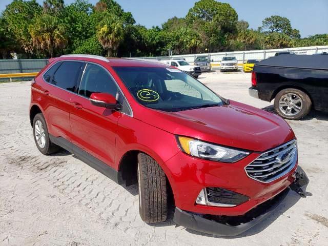 Salvage cars for sale from Copart Fort Pierce, FL: 2020 Ford Edge SEL