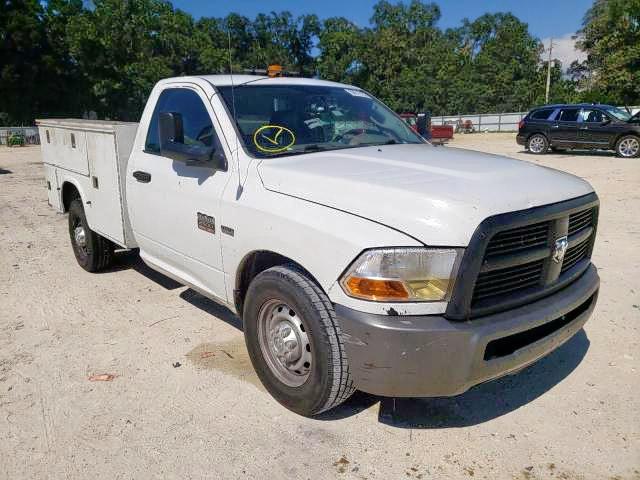 Salvage cars for sale from Copart Ocala, FL: 2012 Dodge RAM 2500 S