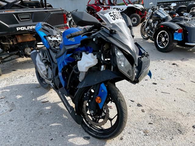 Salvage Motorcycles for parts for sale at auction: 2017 Kawasaki EX300 A