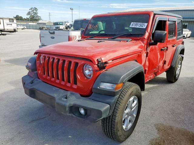 2021 JEEP WRANGLER U VIN: 1C4HJXKN6MW655008