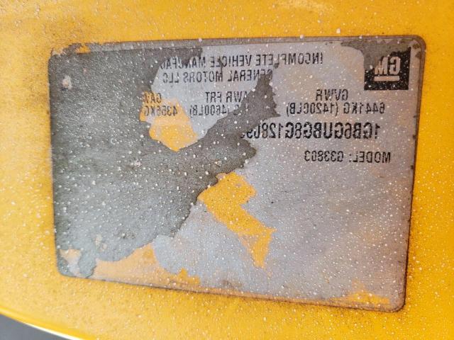 2016 CHEVROLET EXPRESS G4 1GB6GUBG8G1280900