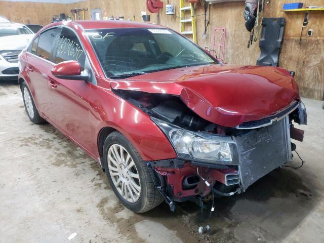 Salvage cars for sale from Copart Kincheloe, MI: 2012 Chevrolet Cruze ECO