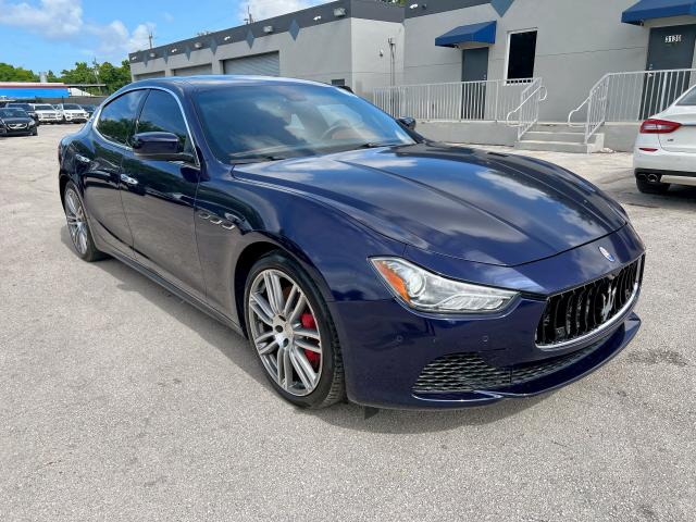 Salvage cars for sale at Opa Locka, FL auction: 2015 Maserati Ghibli S