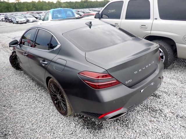 2022 GENESIS G70 LAUNCH KMTG14TE0NU083327