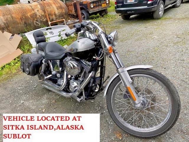 Salvage cars for sale from Copart Anchorage, AK: 2003 Harley-Davidson Fxdwg Anni