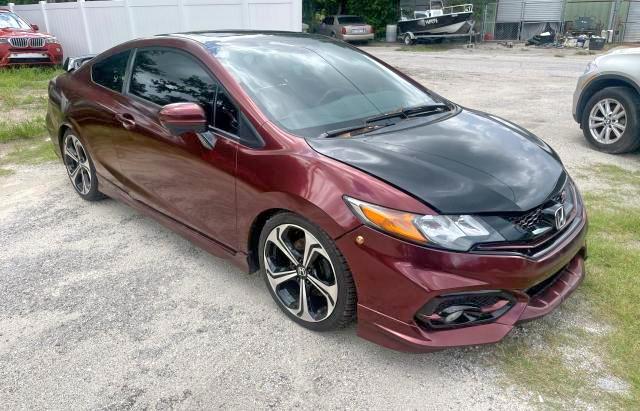 Salvage cars for sale from Copart Jacksonville, FL: 2015 Honda Civic SI