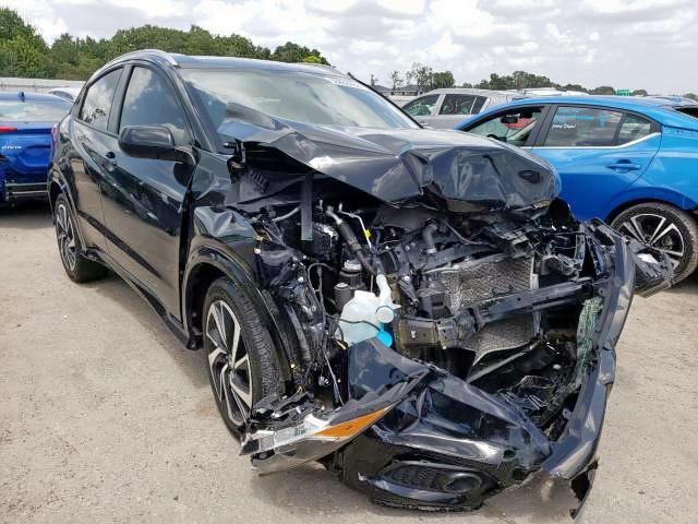 Salvage cars for sale from Copart Riverview, FL: 2019 Honda HR-V Sport