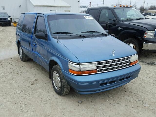 blue plymouth voyager van