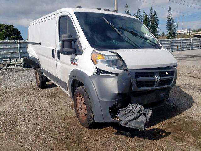 Salvage cars for sale from Copart Miami, FL: 2017 Dodge RAM Promaster
