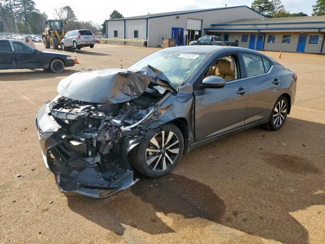 Salvage cars for sale from Copart Longview, TX: 2021 Nissan Sentra SV