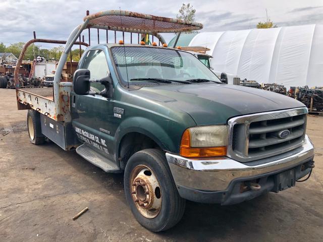 Salvage trucks for sale at Brookhaven, NY auction: 2000 Ford F550 Super
