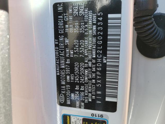 5XYP6DHC2LG023345 KIA Telluride S