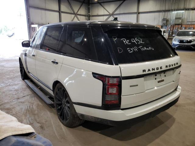 2016 Land Rover Range Rover Autobiography VIN: SALGV3EF8GA318203 Lot: 37077963