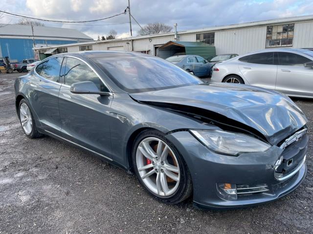 Salvage cars for sale from Copart Central Square, NY: 2012 Tesla Model S
