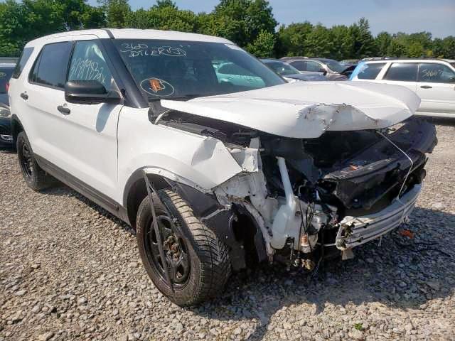 Salvage cars for sale from Copart Leroy, NY: 2017 Ford Explorer P