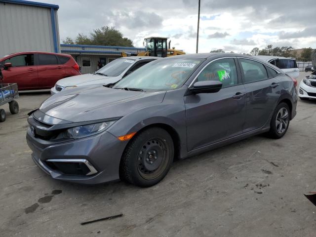 Salvage cars for sale from Copart Orlando, FL: 2019 Honda Civic LX