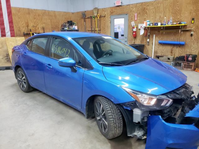 Salvage cars for sale from Copart Kincheloe, MI: 2021 Nissan Versa SV