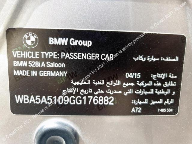 WBA5A5109GG176882 BMW 528 I