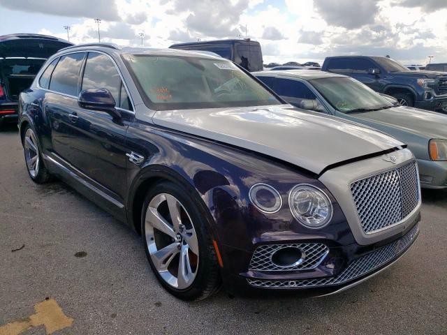 Salvage cars for sale at Arcadia, FL auction: 2019 Bentley Bentayga